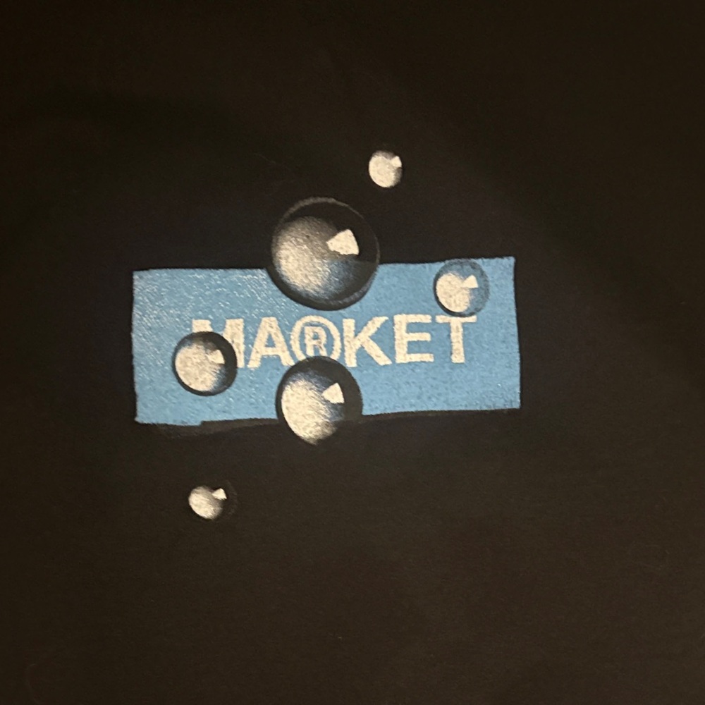 China town Market Black Short Sleeve Tee